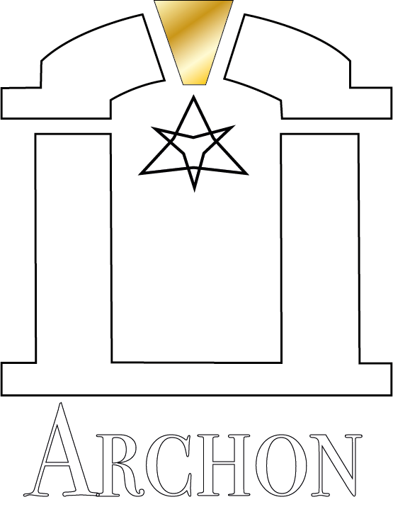 Logo Archon de contorno