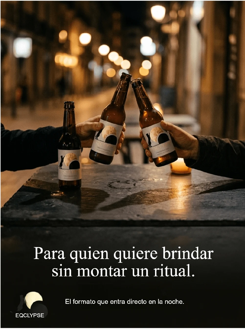 Campaña EQCLYPSE: vino joven en botellín de 33 cl